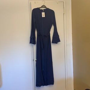 Blue Indigo abaya dress. With belt. New with tag.